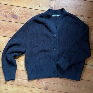 Uniqlo Black Knit Cardigan